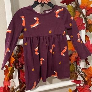 Maroon Fox dress